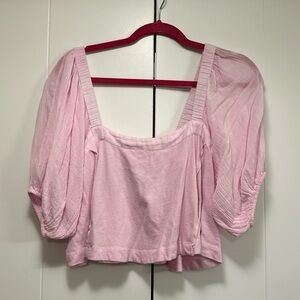 beautiful light pink urban outfitters top